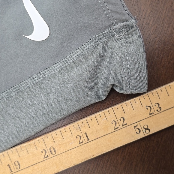 NIKE Kids Boys M Pro Gray Leggings Football Track Cold Gear - Picture 3 of 8